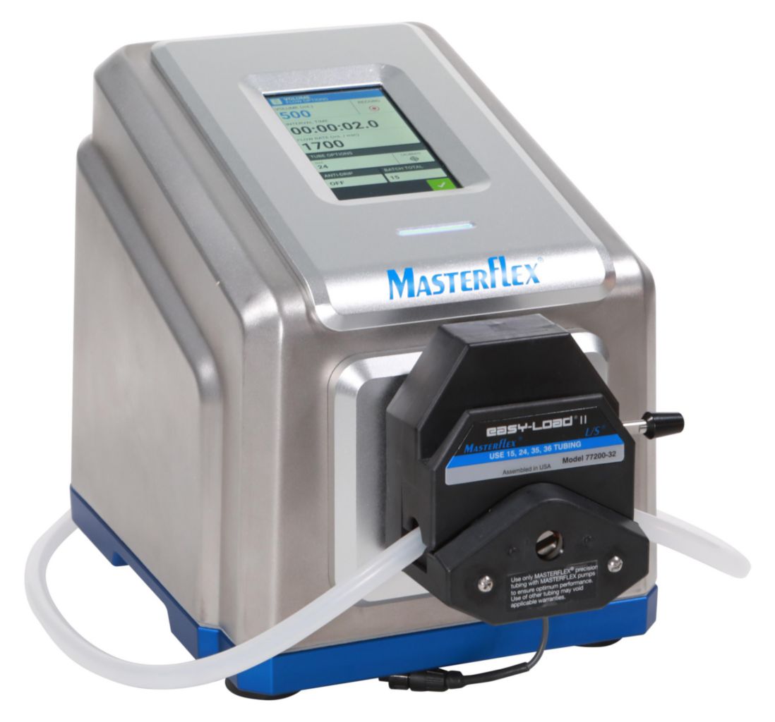 Imagem do Produto Bomba de Processo Masterflex® L/S® MasterSense™, EtherNet/IP™ Compatível com MasterflexLive®, com Cabeça de Bomba Easy-Load® II OHS para Tubulação de Precisão de Alto Desempenho; 90 a 260 VCA