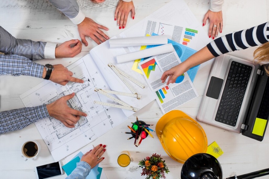 Proposta de contrato sendo elaborada